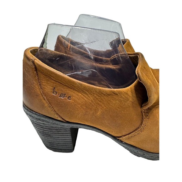 Born Concept BOC Carla Brown  Leather Bootie‎ Heel Shooties Shoes Women's US 9M - Picture 4 of 12